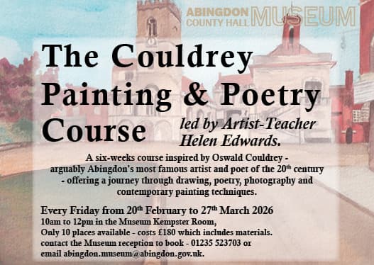 The Couldrey Painting and Poetry Course, led by Artist-Teacher Helen Edwards